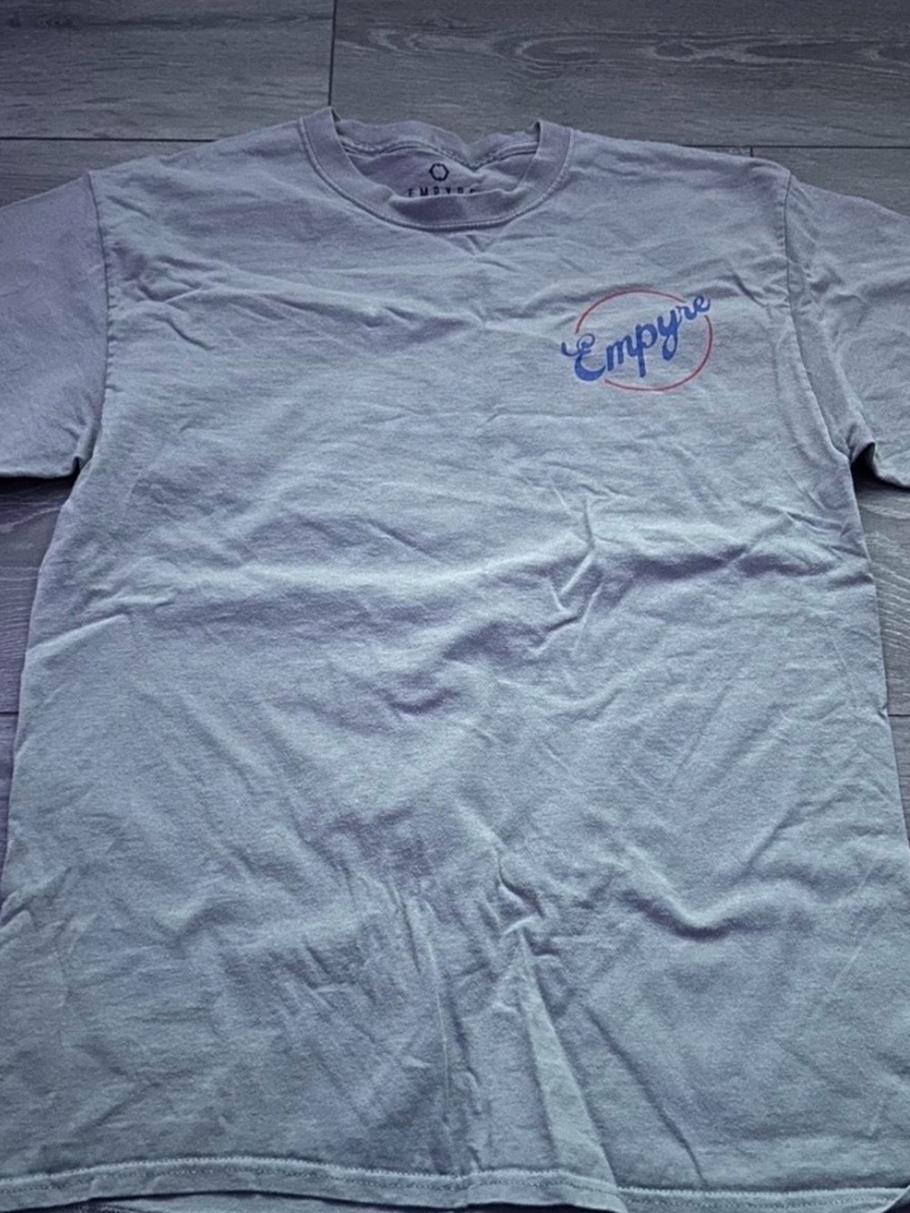 Empyre Light Gray Short Sleeve Tee with Script Logo